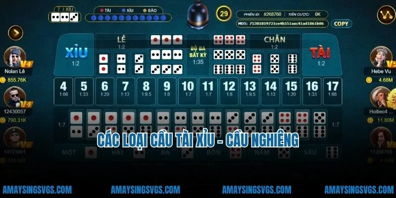 Các loại cầu tài xỉu - cầu nghiêng