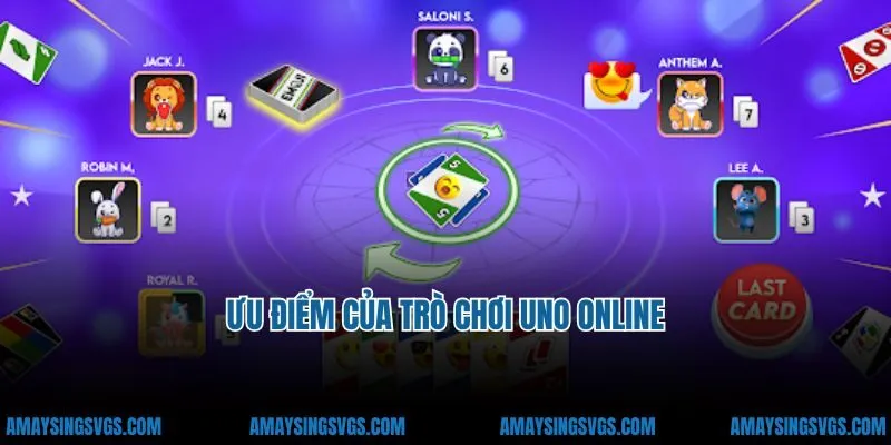 Ưu điểm của trò chơi Uno online